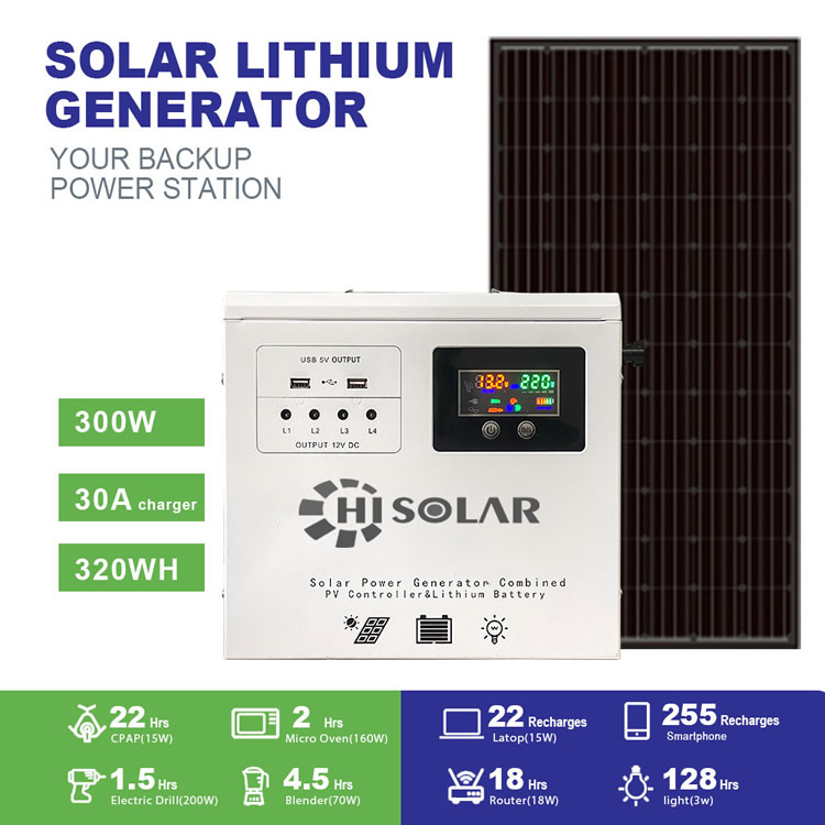 3000W 6000W 1000W Portable Solar Lithium Generator